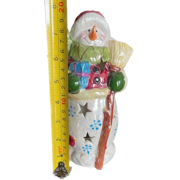 Vintage Snowman Tea Light - Picture 4 of 10